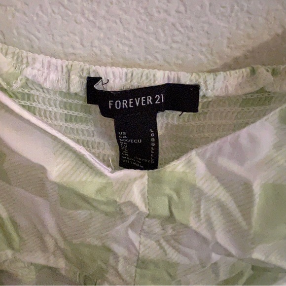 Forever 21 | gingham green mini sun dress - Picture 3 of 3